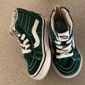 Green high top vans